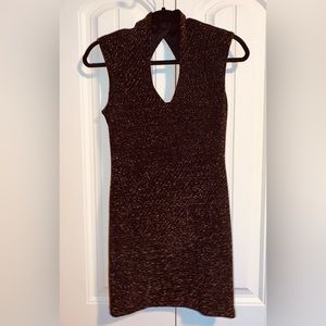 Black Gold Sparkle Dress